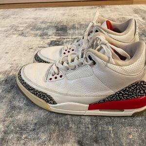 Nike Air Jordan 3 Hall Of Fame Katrina Red/White